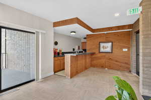 Condo party space kitchen