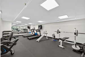 View of exercise room