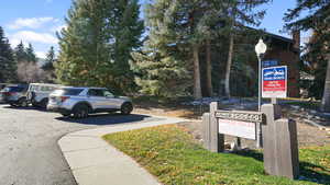 View of street featuring street lights
