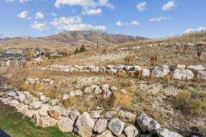 View of mountain background