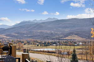 View of mountain background