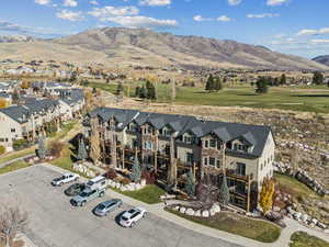 Aerial view of mountains