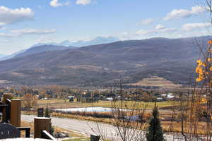 View of mountain backdrop