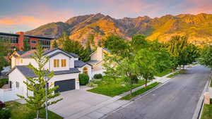 View of mountain background