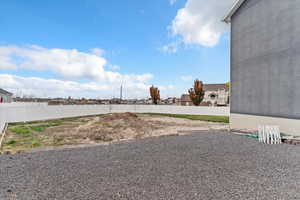 View of yard with a residential view