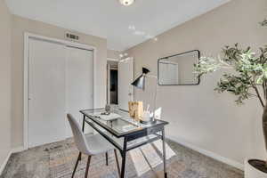 2nd bedroom perfect for office or guest room