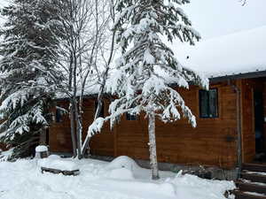 Snow covered property