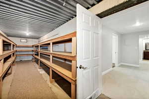 View of storage room