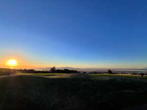 View of Valley and Mountain views during sunset