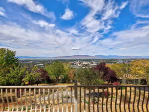 View of mountain backdrop