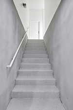 Entrance to ADU from garage