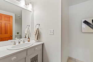 Main level bedroom with en-suite