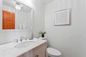 Powder room main level