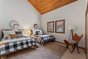 Main level bedroom with en-suite