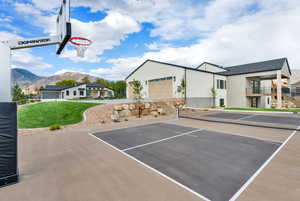 Lighted Pickle Ball / Basketball Court