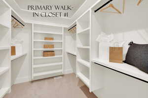 Primary Suite Walk-in Closet #1