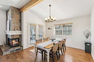 Eat in or BBQ out through walkout off main level doors