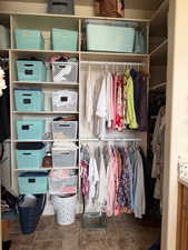 View of closet