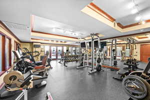The Parc at Gateway workout room