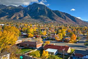 View of mountain background