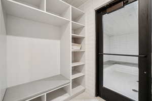 View of spacious closet