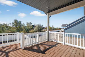 View of deck