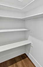 View of storage area