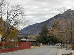 View of mountain background