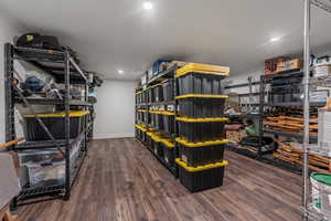 View of storage area