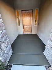 Entrance to property