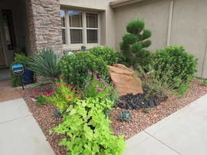 View of front courtyard