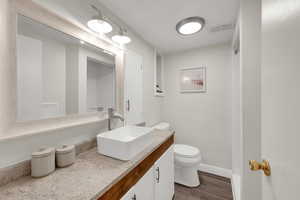 Basement bathroom- with a shower