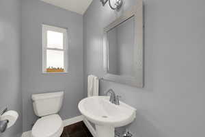 Main floor guest bathroom