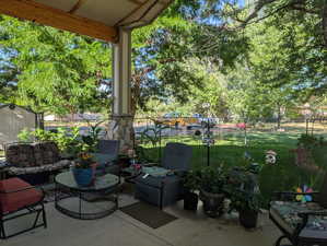 View of patio