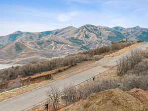 View of mountain background