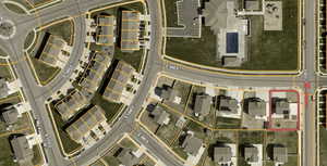 Aerial view of property's location