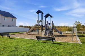 View of community playground