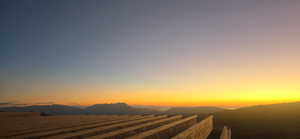 sunset view from second Floor