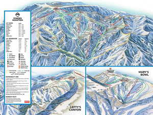 Powder Mountain trail map.