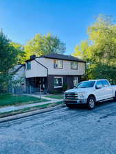 View of front of property. SE corner, looking West