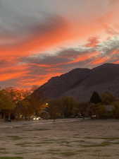 View of mountain backdrop. Looking East