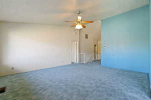 Main level living, masterbed, laundry, family room, dining & kitchen, walk out covered patio