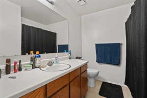 Full Bath with room to add double sink