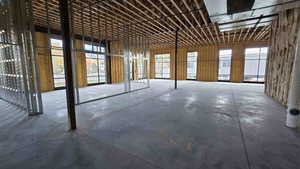 Misc room with concrete floors