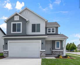 This home will have the same Traditional exterior style with a different color palette. Home is currently under construction.