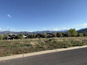 View of mountain backdrop