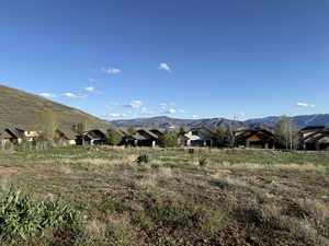 View of mountain background