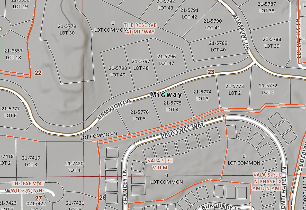 Parcel map