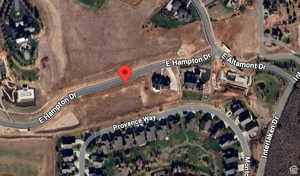 Aerial view of property's location