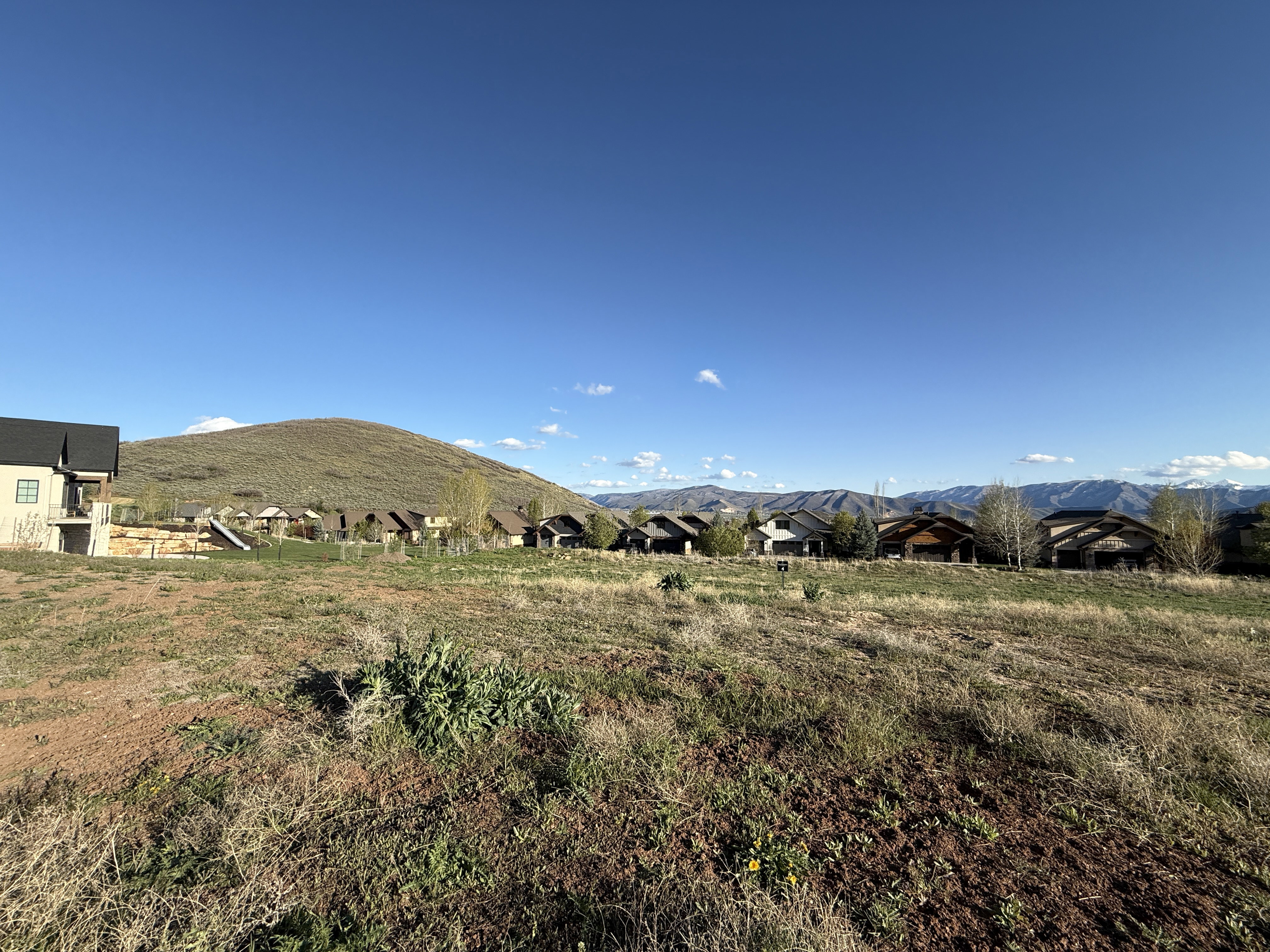 View of mountain background